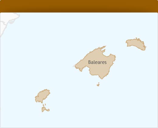 provincias y pueblos de las islas baleares